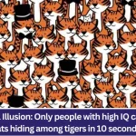 Can You Spot the Hidden Cats Among Tigers in 10 Seconds? Test Your IQ!